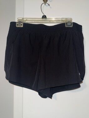 RBX Black Women's Athletic Shorts - Elastic Waist Running Shorts